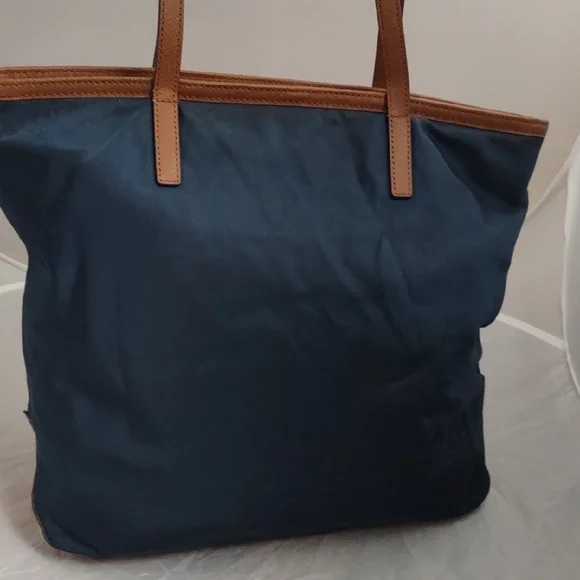 Michael Kors Dark Blue and Brown Tote - Picture 6 of 15